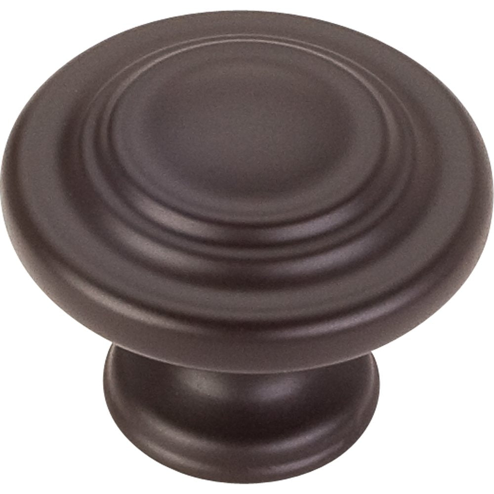Elements 107ORB 1-5/16" Diameter Dark Bronze Round Arcadia Cabinet Knob