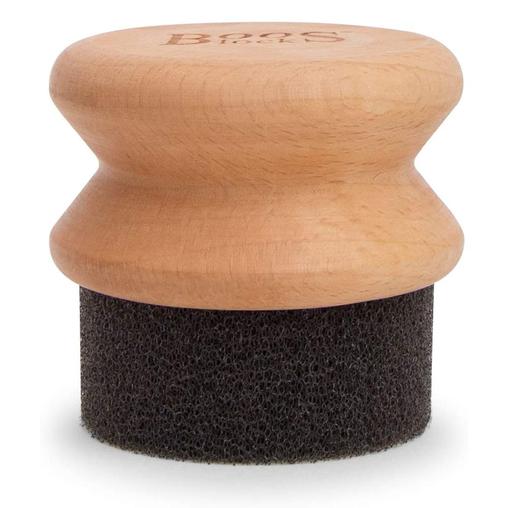 John Boos MYSCRMAPP 3 Piece Cutting Charcuterie Board Care & Maintenance Set with Food Safe Mystery Oil, Cream, and Applicator, Wooden Kitchen Essentials MYS OIL 16OZ/CRM 5OZ/APPLICRND-