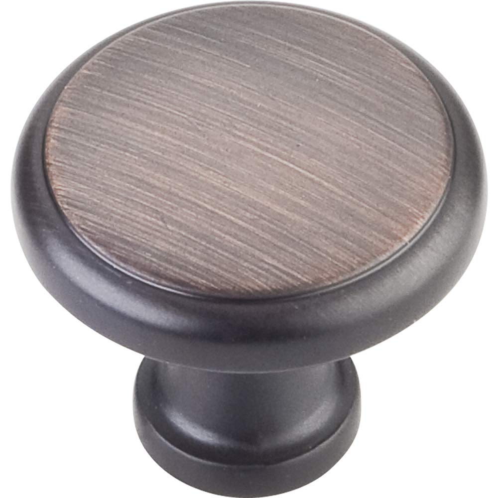 Elements 3970-DBAC 1-3/16" Diameter Brushed Oil Rubbed Bronze Kenner Cabinet Mushroom Knob