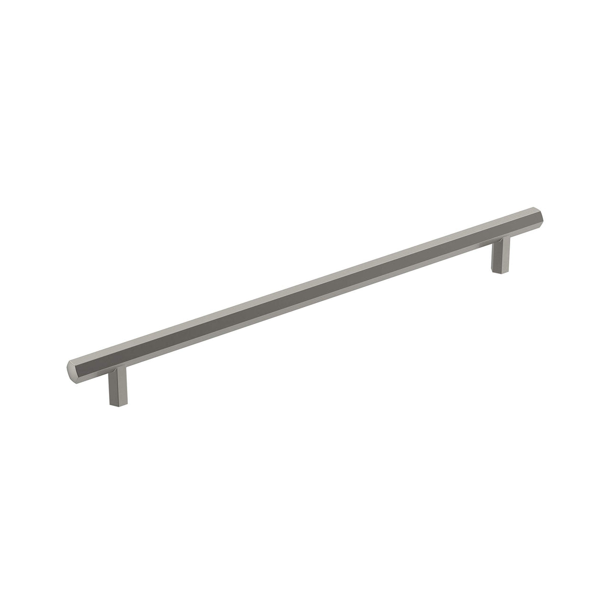 Amerock Cabinet Pull Satin Nickel 10-1/16 inch (256 mm) Center-to-Center Caliber 1 Pack Drawer Pull Cabinet Handle Cabinet Hardware