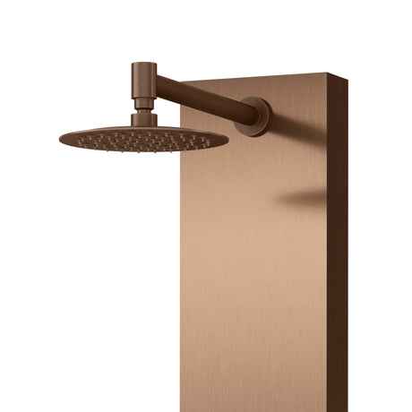 PULSE ShowerSpas 1042-ORB-1.8GPM Monterey ShowerSpa Panel with 8" Rain Showerhead, 6 Body Spray Jets, Hand Shower and Tub Spout, Oil Rubbed Bronze Fixtures, 1.8 GPM