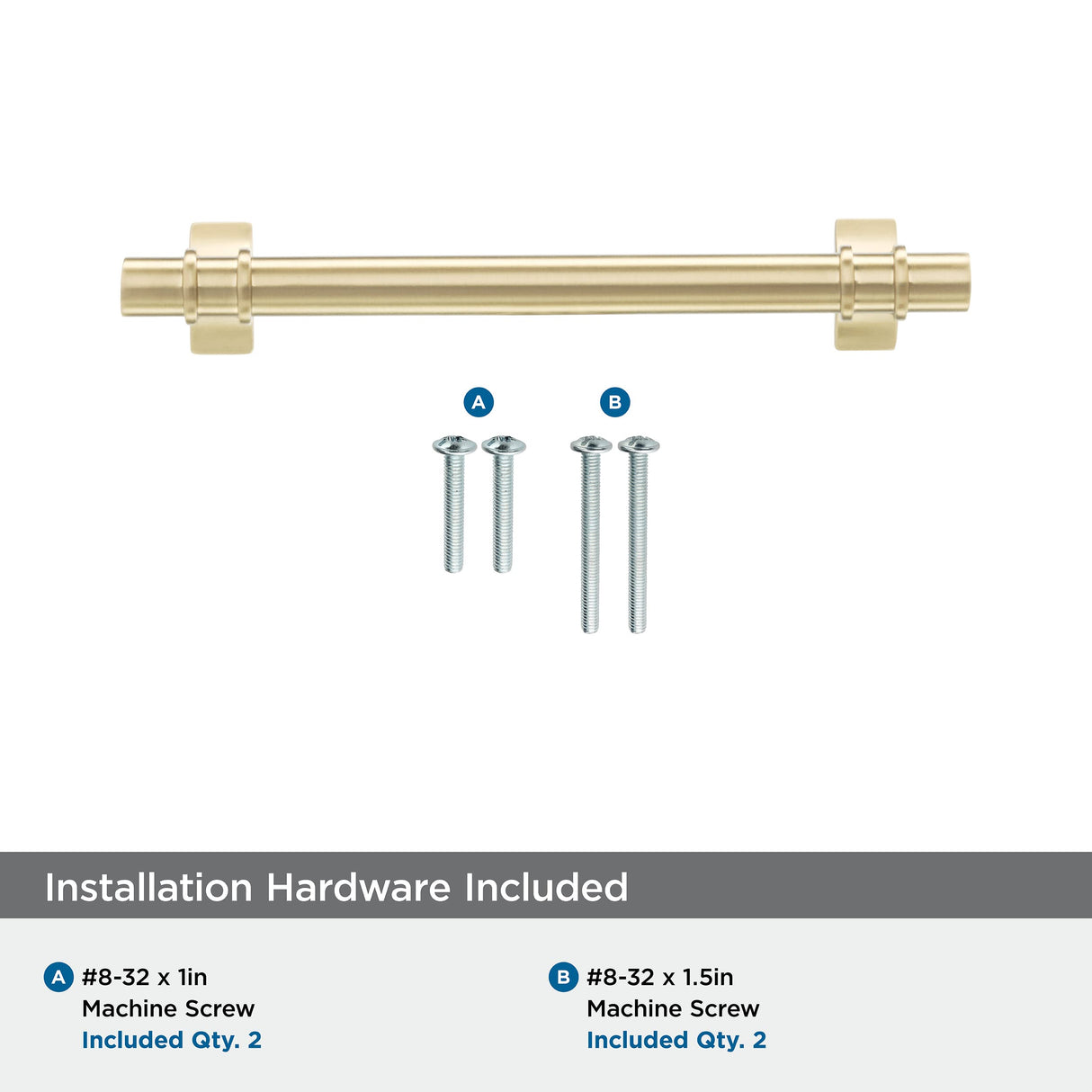 Amerock Cabinet Pull Champagne Bronze 5-1/16 inch (128 mm) Center to Center Davenport 1 Pack Drawer Pull Drawer Handle Cabinet Hardware