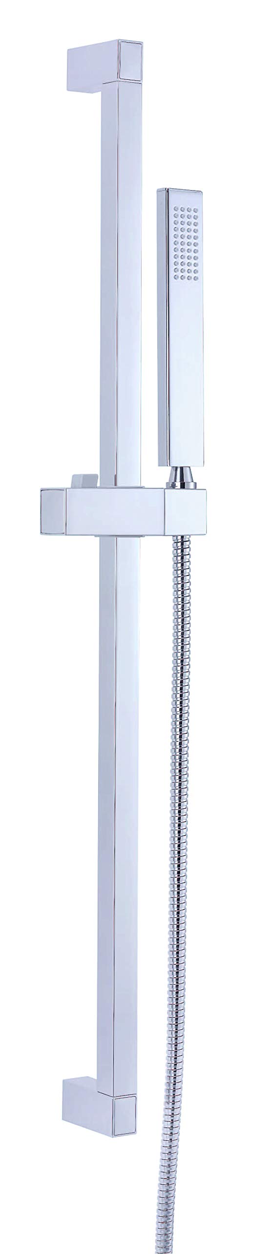 Gerber D461726 Chrome Versa Square 30" Slide Bar Assembly With Single FUNCTION...