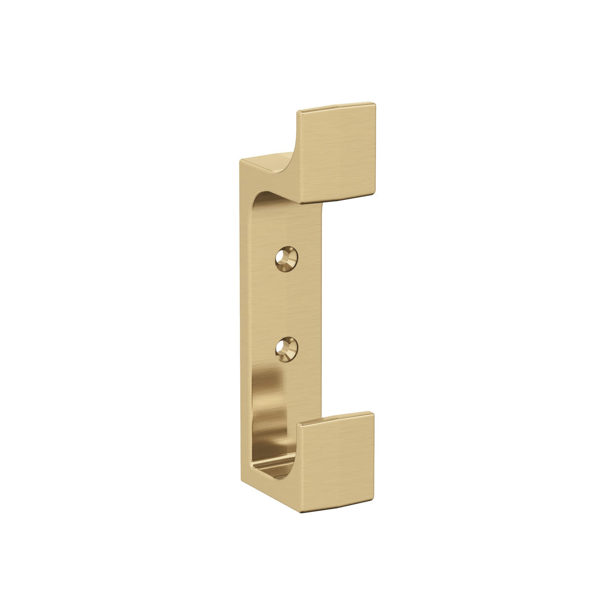 Amerock H37009CZ Bray Double Prong Decorative Wall Hook Champagne Bronze Hook for Coats, Hats, Backpacks, Bags Hooks for Bathroom, Bedroom, Closet, Entryway, Laundry Room, Office