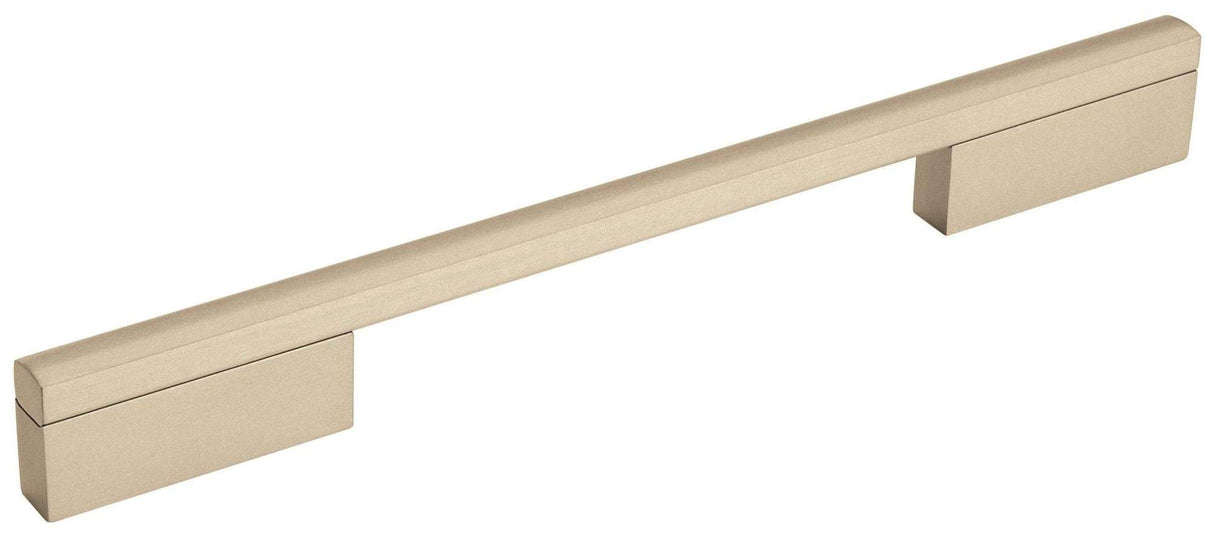Amerock Cabinet Pull Silver Champagne 8 inch (203 mm) Center to Center Separa 1 Pack Drawer Pull Drawer Handle Cabinet Hardware