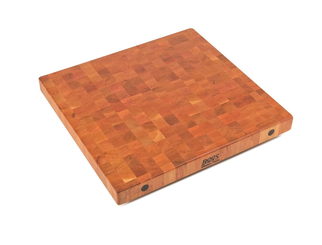 John Boos CHYBBIT4-3025 End Grain Butcher Block Island Top, 30 x 25 4, Cherry Wood CHERRY BB ISLAND TOP 30X25X4 CRM