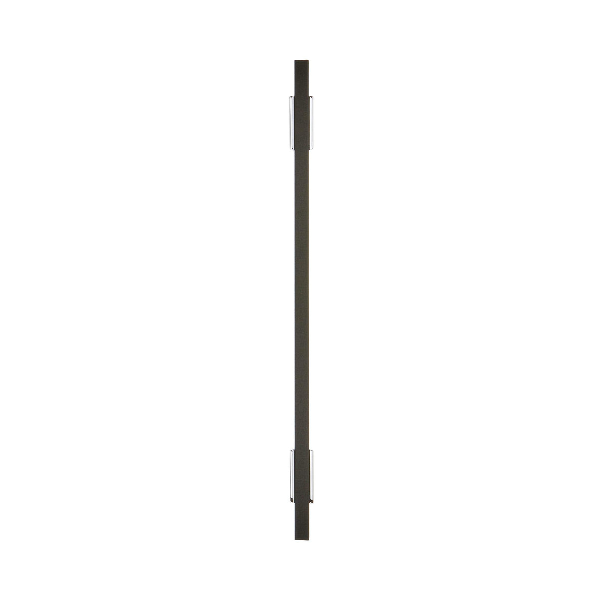 Amerock Cabinet Pull Polished Chrome/Brushed Matte Black 7-9/16 inch (192 mm) Center to Center Urbanite 1 Pack Drawer Pull Drawer Handle Cabinet Hardware