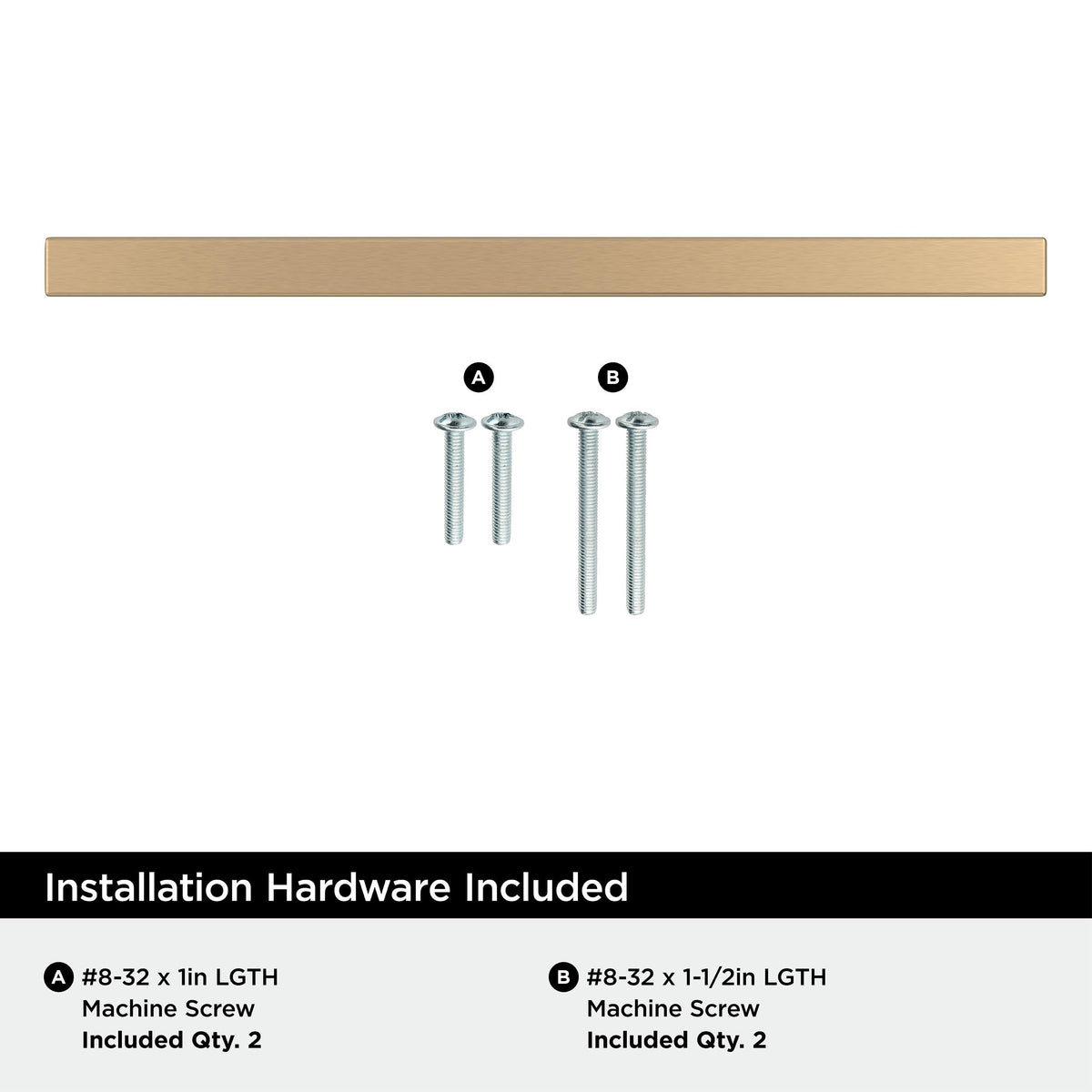 Amerock BP9362CZ Champagne Bronze Cabinet Pull 5-1/16 inch (128mm) Center-to-Center Cabinet Hardware Cyprus Furniture Hardware Drawer Pull