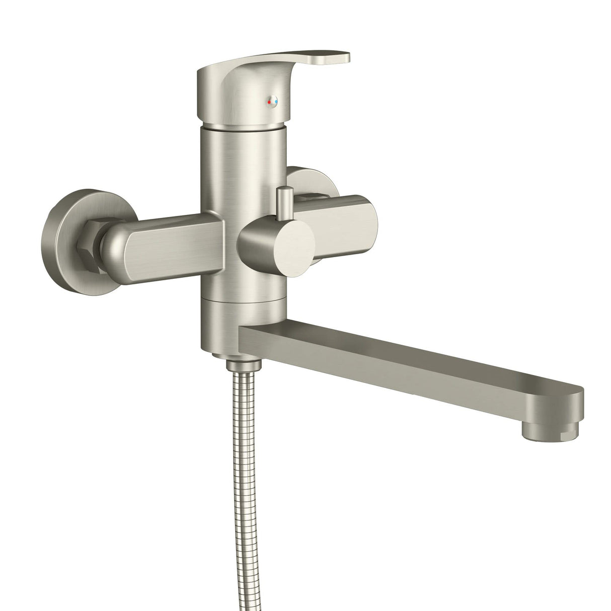 PULSE ShowerSpas 3030-WMTF-BN Wall Mounted Tub Filler in Brushed-Nickel