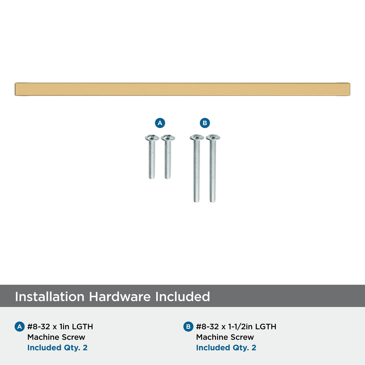 Amerock BP36910CZ Champagne Bronze Cabinet Pull 10-1/16 in (256 mm) Center-to-Center Cabinet Handle Monument Drawer Pull Kitchen Cabinet Handle Furniture Hardware
