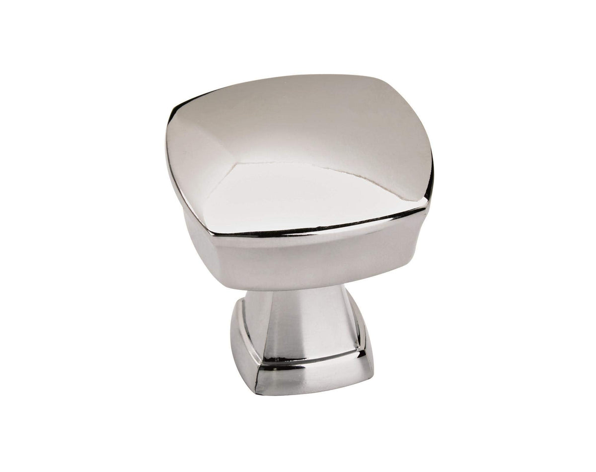 Amerock Cabinet Knob Polished Chrome 1-1/4 inch (32 mm) Length Stature 1 Pack Drawer Knob Cabinet Hardware