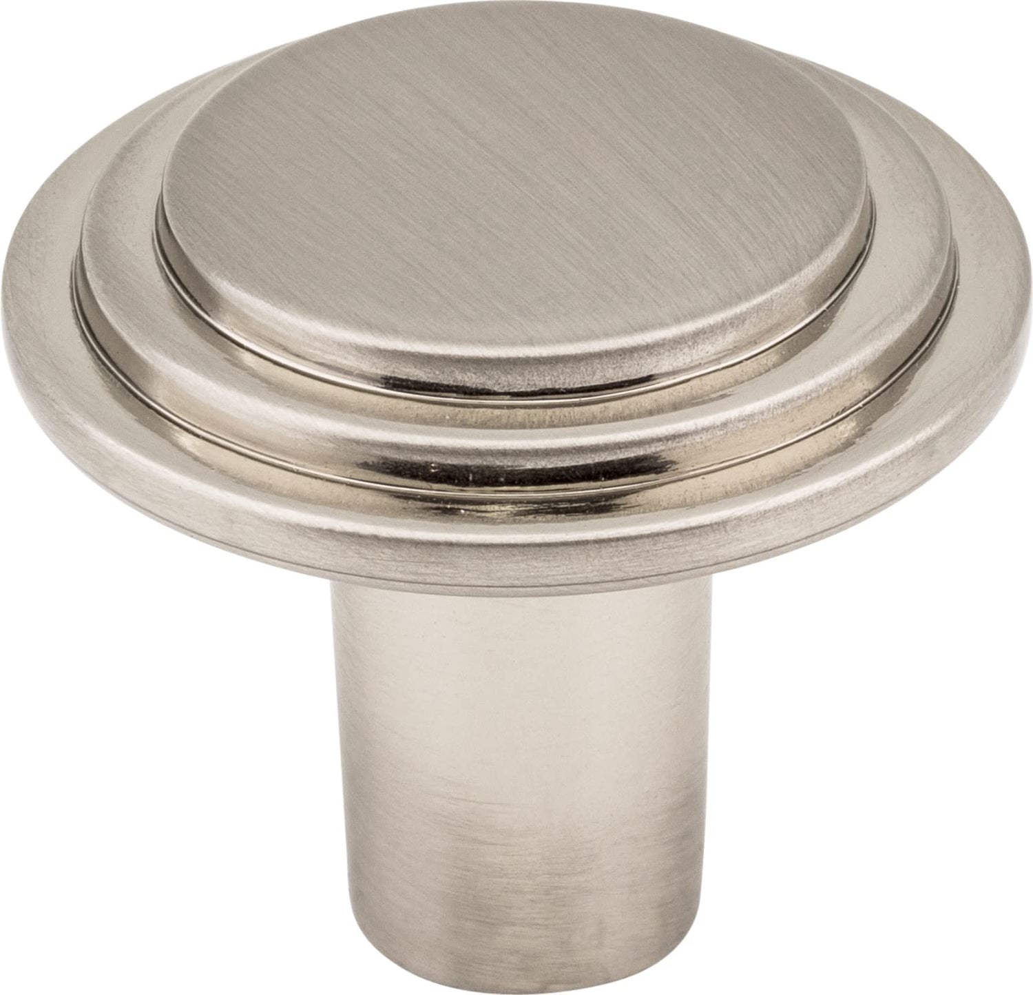 Elements 331L-SN 1-1/4" Diameter Satin Nickel Round Calloway Cabinet Knob