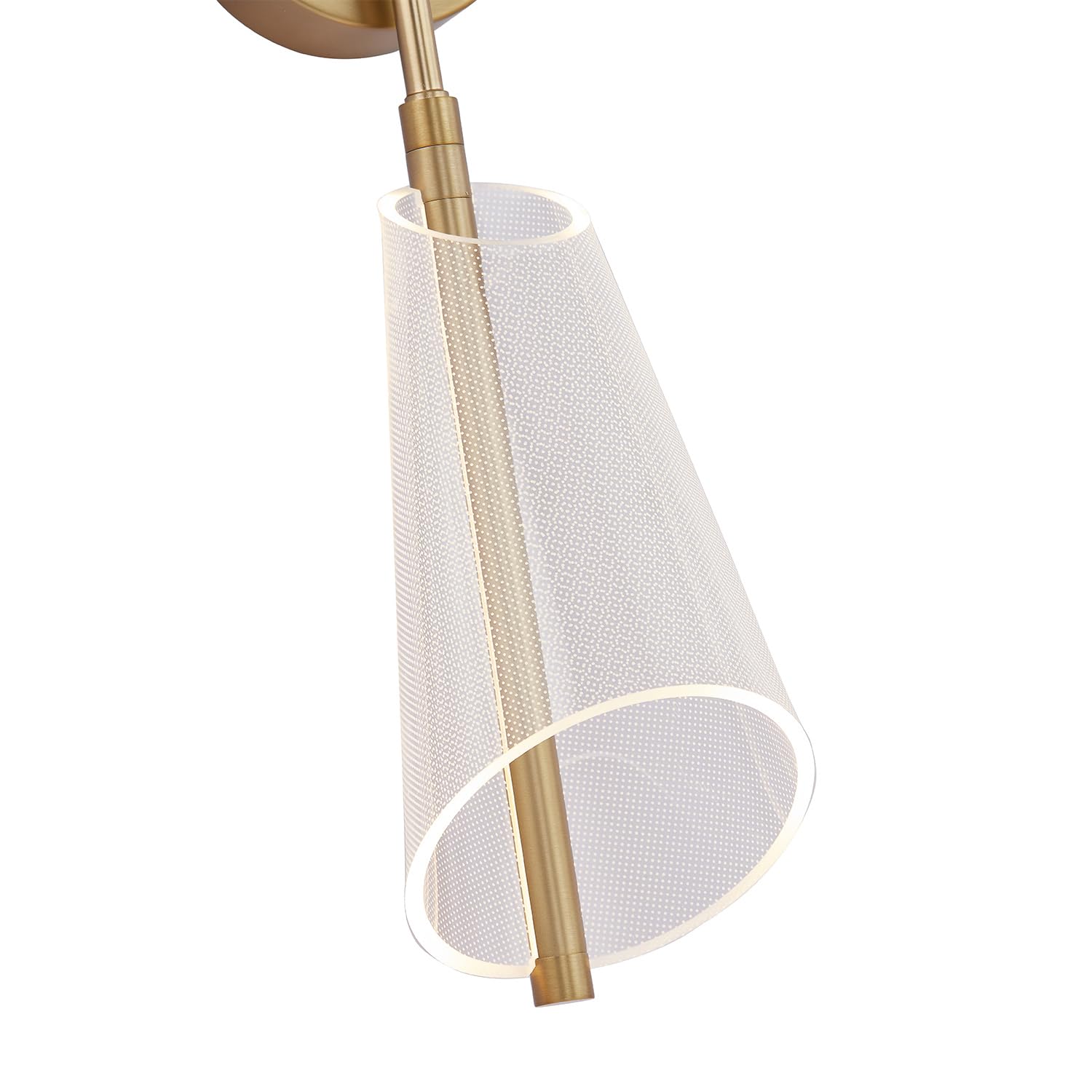 Kuzco WS62629-BG/LG MULBERRY 29" WS BRUSHED GOLD LIGHT GUIDE  31W LED 90 3000K DC LED