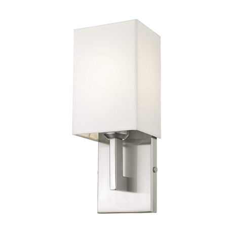 Livex Lighting 51101-91 Transitional One Light Wall Sconce from Hollborn Collection in Pwt, Nckl, B/S, Slvr. Finish, Brushed Nickel