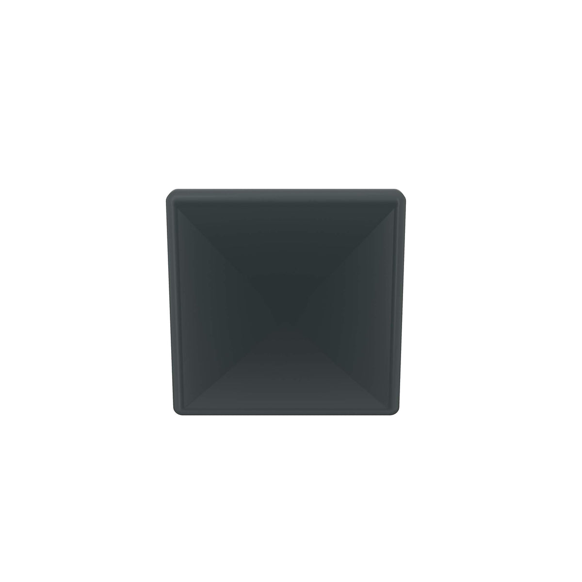 Amerock Cabinet Knob Matte Black 1-1/8 inch (29 mm) Length Extensity 1 Pack Drawer Knob Cabinet Hardware