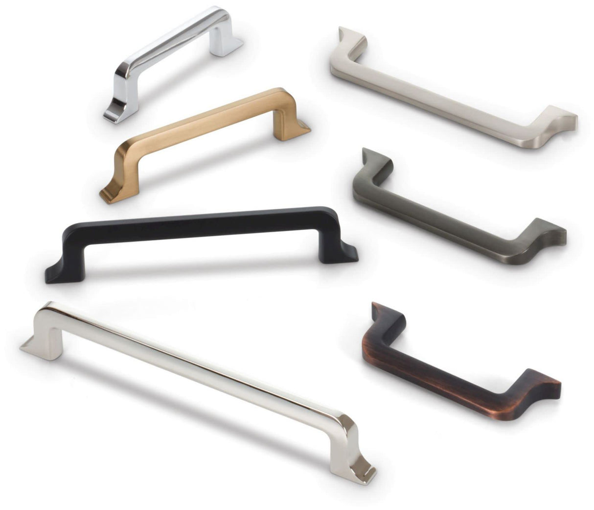 Jeffrey Alexander 839-3NI 3" Center-to-Center Polished Nickel Callie Cabinet Pull