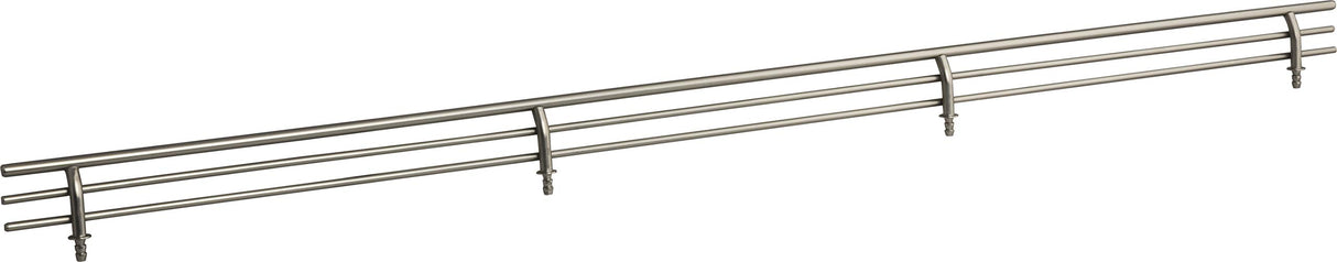 Hardware Resources SF29-SN 29" Wide Satin Nickel Wire Shoe Fence for Shelving