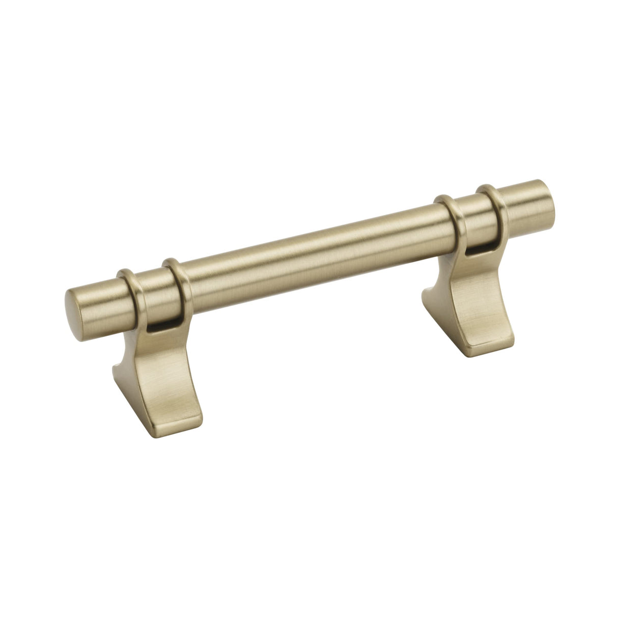 Amerock Cabinet Pull Golden Champagne 3 inch (76 mm) Center to Center Davenport 1 Pack Drawer Pull Drawer Handle Cabinet Hardware