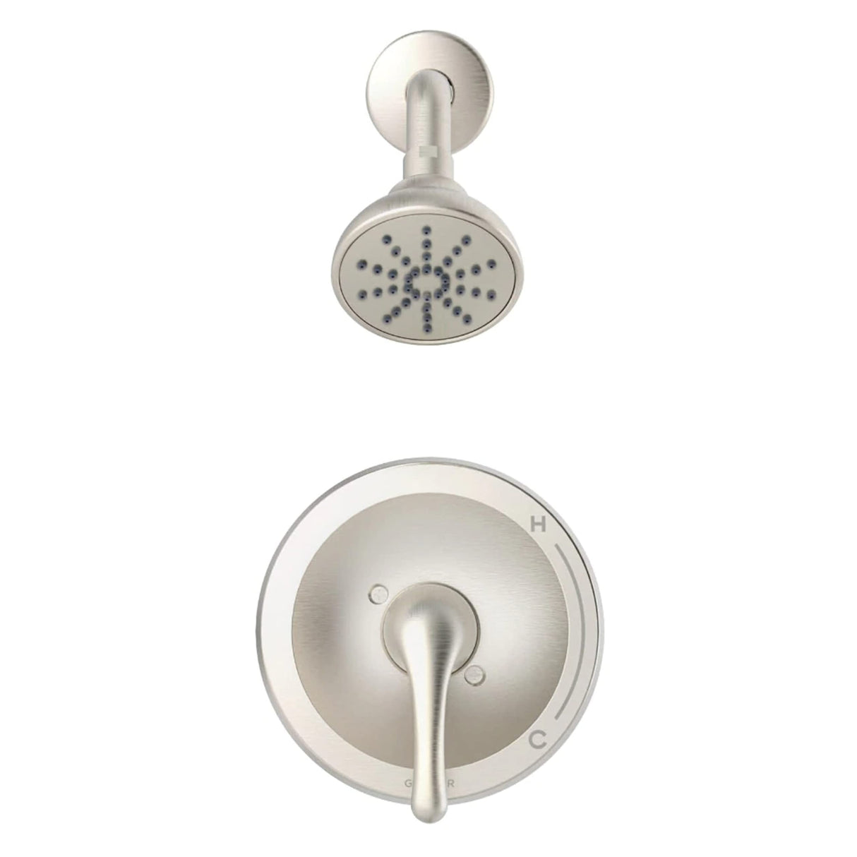 Gerber G00G9316BNTC Brushed Nickel Maxwell Single Handle Shower Only Trim Kit & TREY...