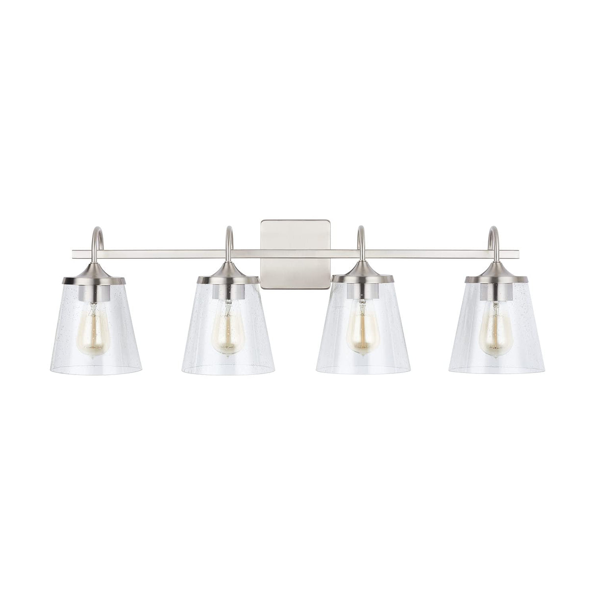 Capital Lighting 139142BN-496 Jayne 4 Light Vanity Brushed Nickel