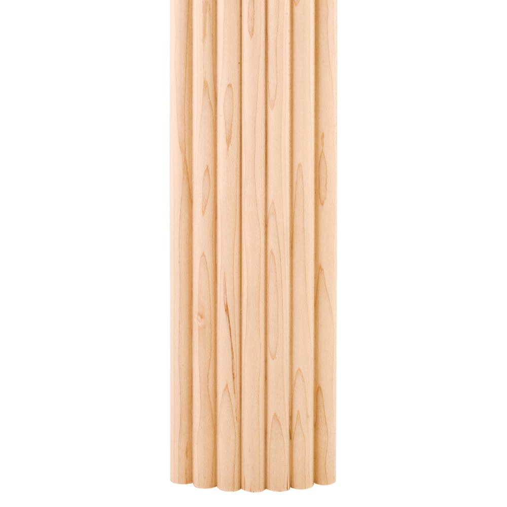 Hardware Resources CC5OK 3/4" D x 2-5/8" H Oak Reed Corner Moulding