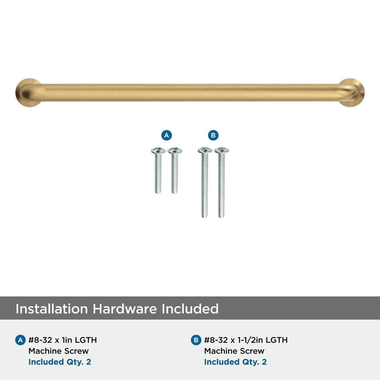 Amerock BP37381CZ Champagne Bronze Cabinet Pull 6-5/16 in (160 mm) Center-to-Center Cabinet Handle Factor Drawer Pull Kitchen Cabinet Handle Furniture Hardware