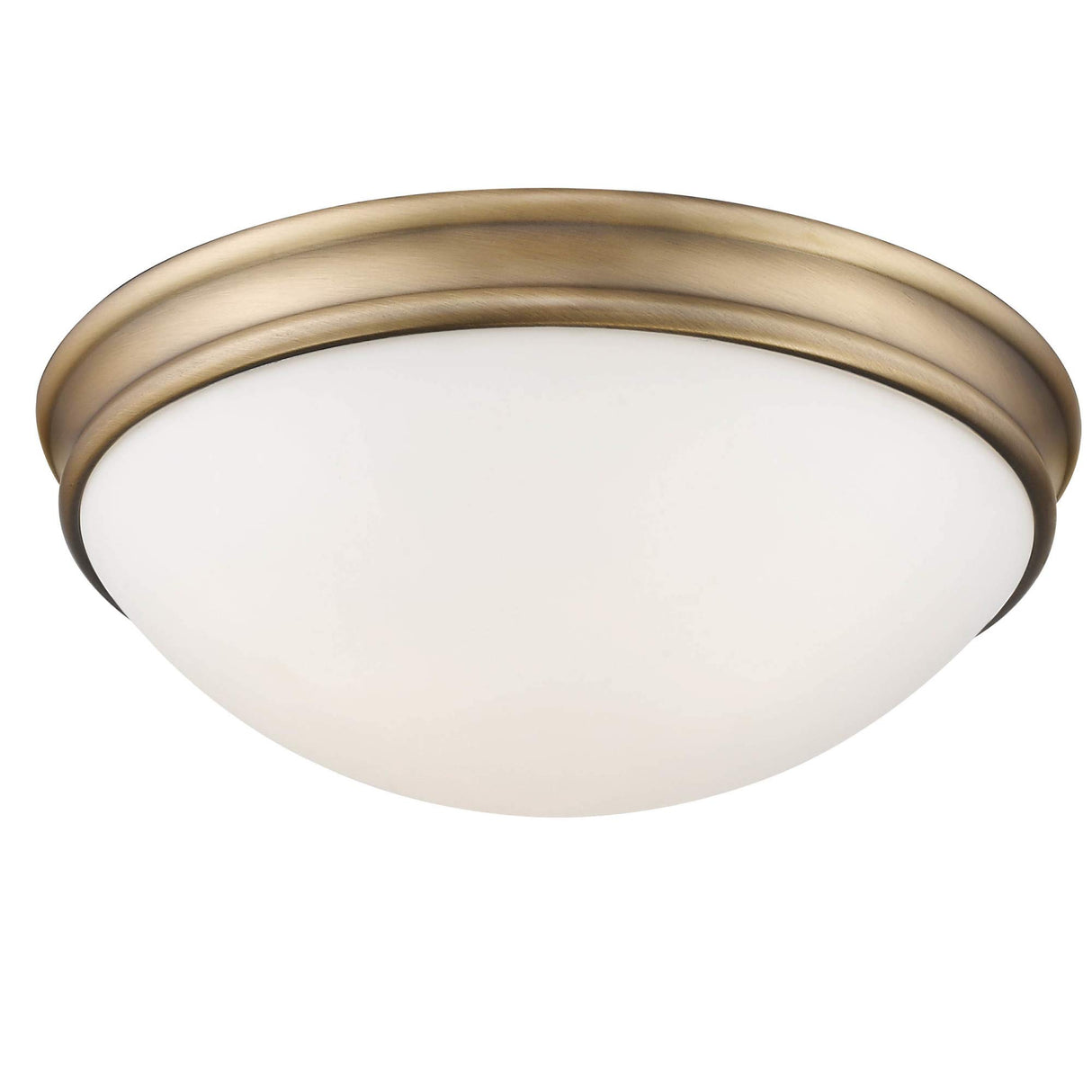 Millennium Lighting 5225-BN 3 Light 14" Wide Flush Mount Bowl Ceiling Fixture