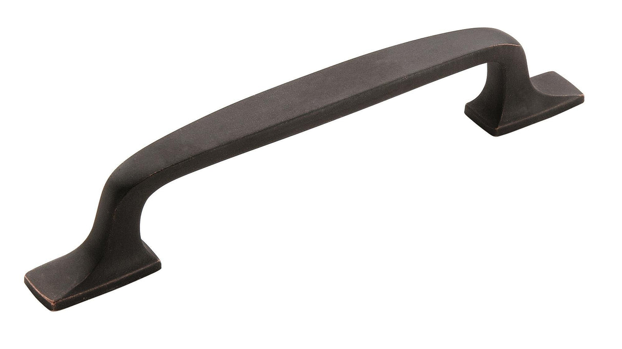 Amerock Cabinet Pull Dark Oiled Bronze 5-1/16 inch (128 mm) Center to Center Highland Ridge 1 Pack Drawer Pull Drawer Handle Cabinet Hardware