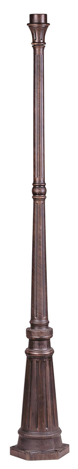 Livex Lighting 7709-58 Outdoor Cast Aluminum Post, Imperial Bronze