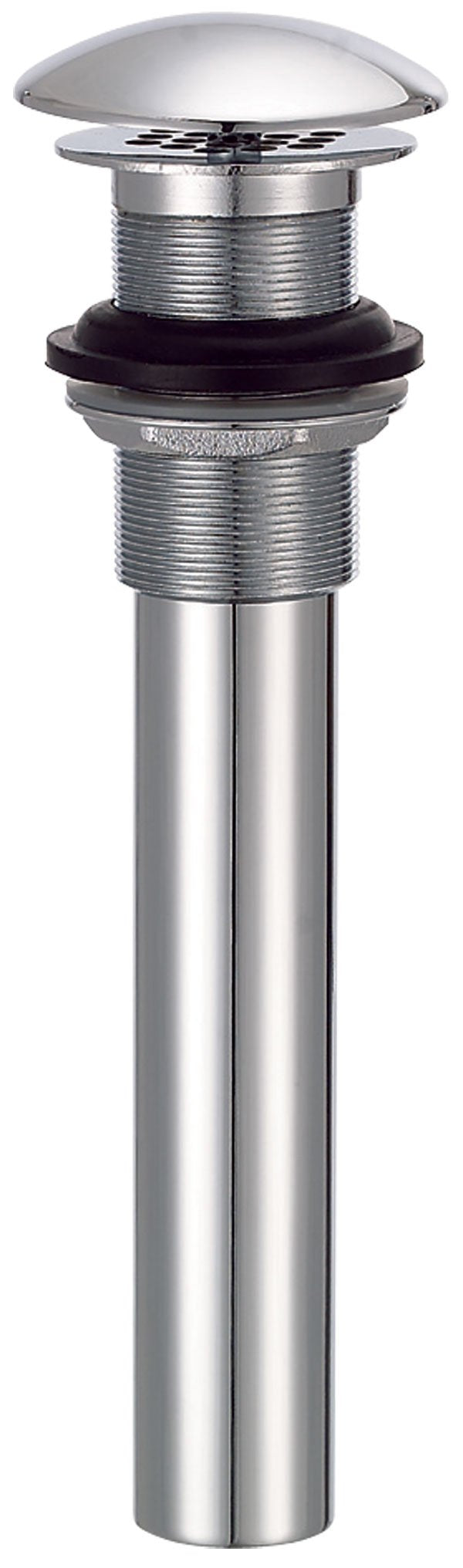 Gerber D495082 Chrome 1 1/4" Drain Without Overflow With Cover & Grid Strainer