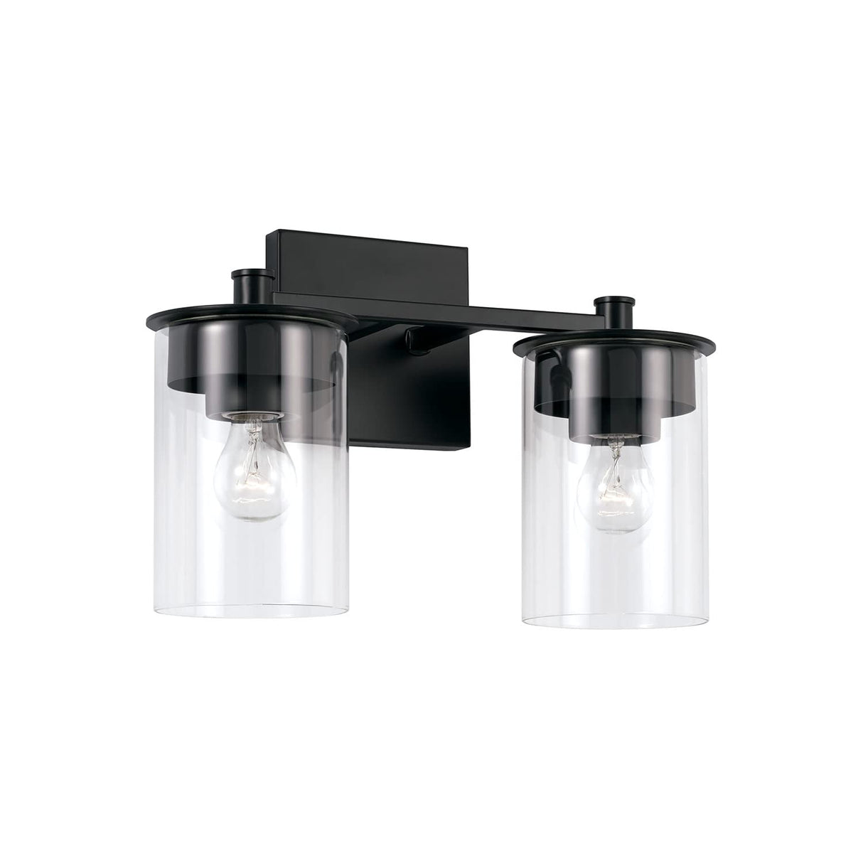 Capital Lighting 146821MB-532 Mason 2 Light Vanity Matte Black