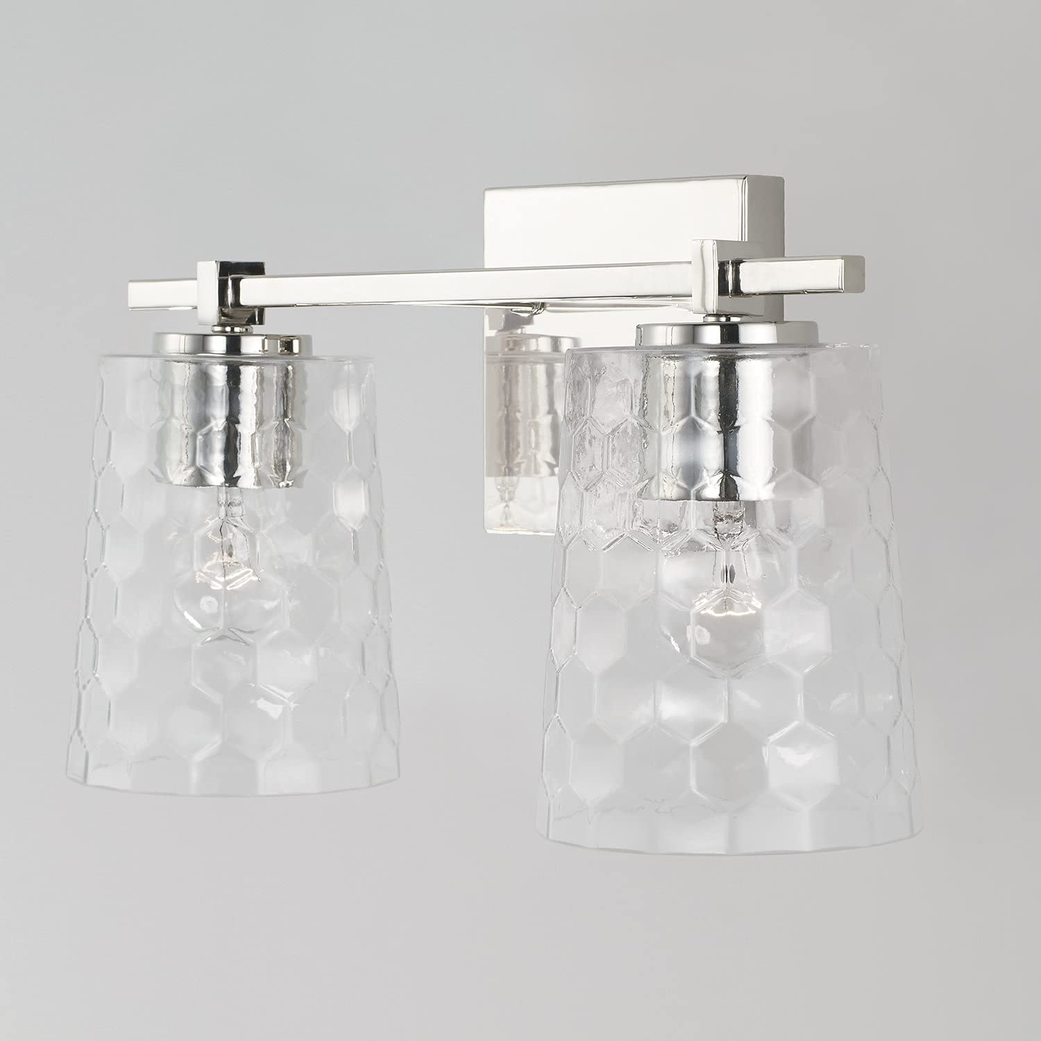 Capital Lighting 143521PN-517 Burke 2 Light Vanity Polished Nickel