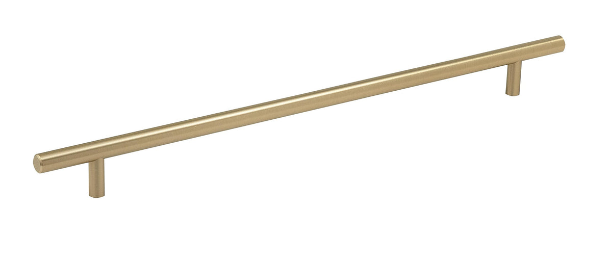 Amerock Cabinet Pull Golden Champagne 12-5/8 inch (320 mm) Center to Center Bar Pulls 1 Pack Drawer Pull Drawer Handle Cabinet Hardware