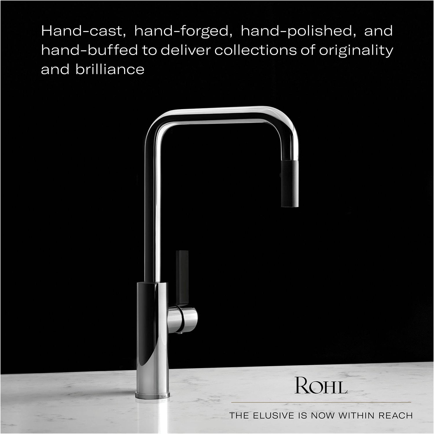 ROHL TE55D1LMSTN Tenerife™ Pull-Down Kitchen Faucet With C-Spout