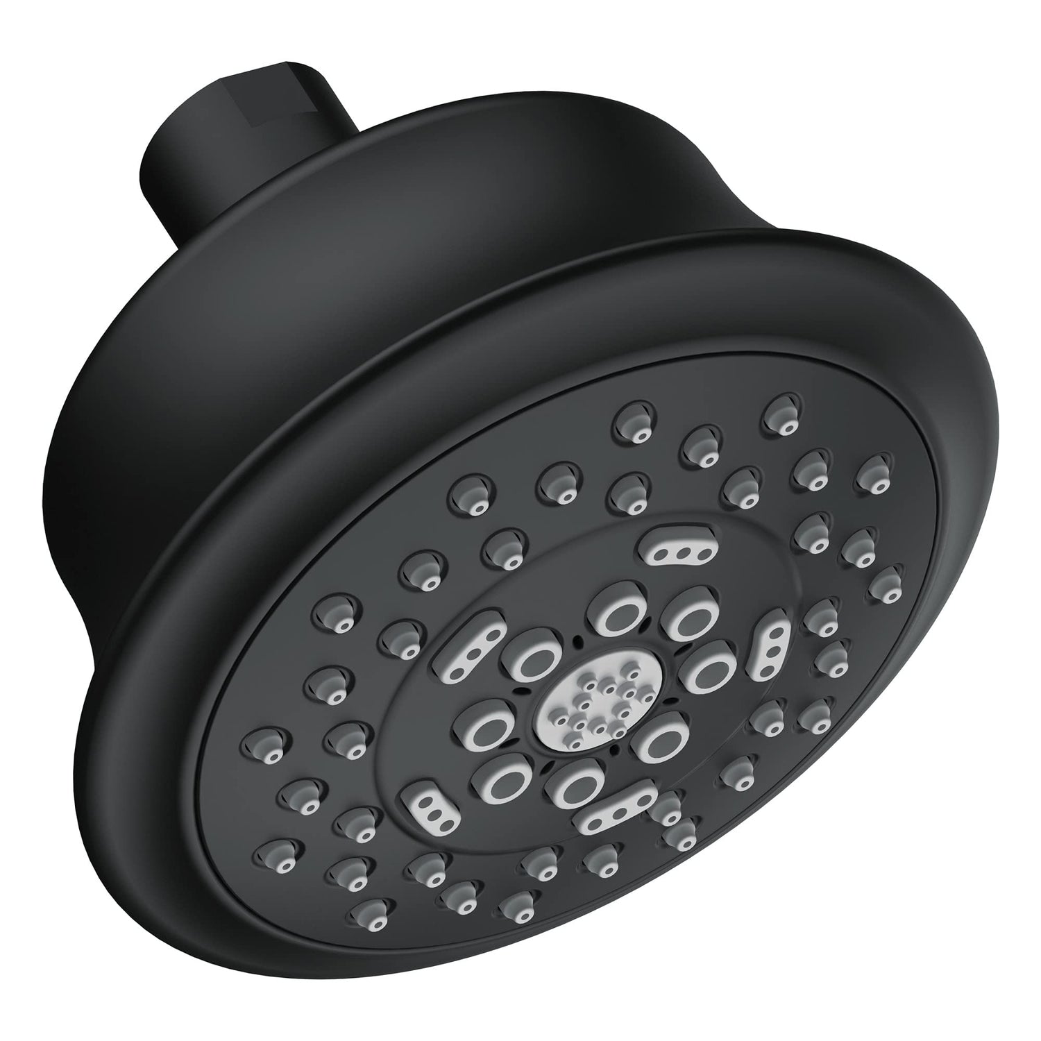 Gerber D462027BS Satin Black Surge 4 1/2" 5-function Showerhead, 1.75GPM