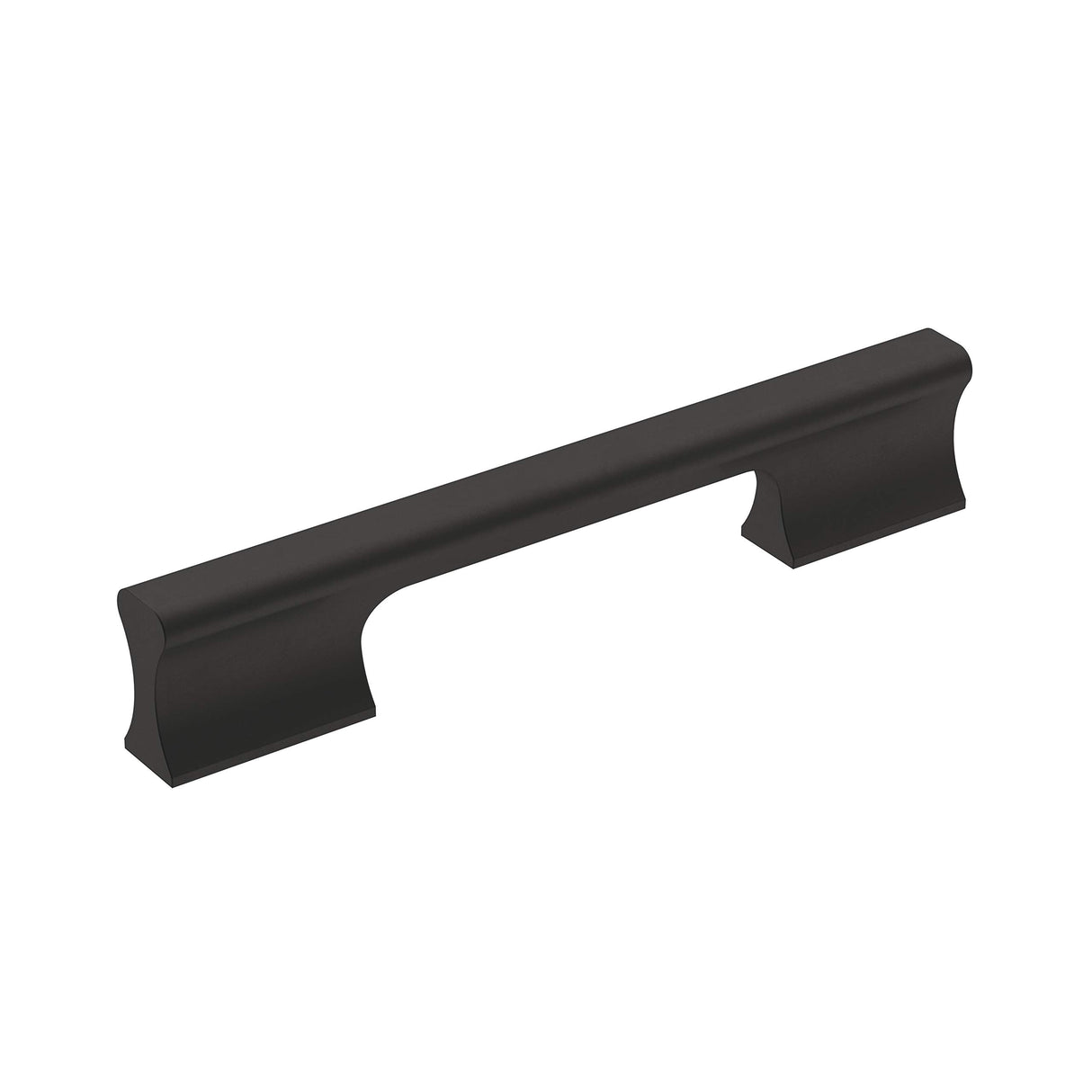 Amerock Cabinet Pull Matte Black 5-1/16 inch (128 mm) Center-to-Center Status 1 Pack Drawer Pull Cabinet Handle Cabinet Hardware