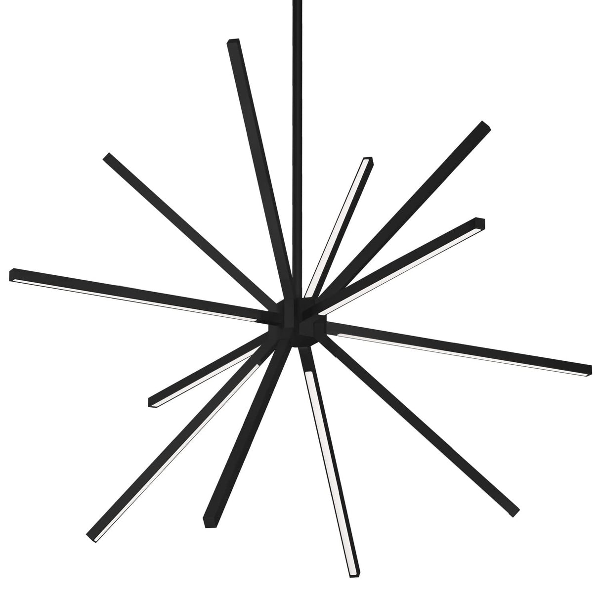 Kuzco CH14232-BK SIRIUS MINOR 32" CH Black 120V TRIAC/ELV LED 3000K 90CRI 65W