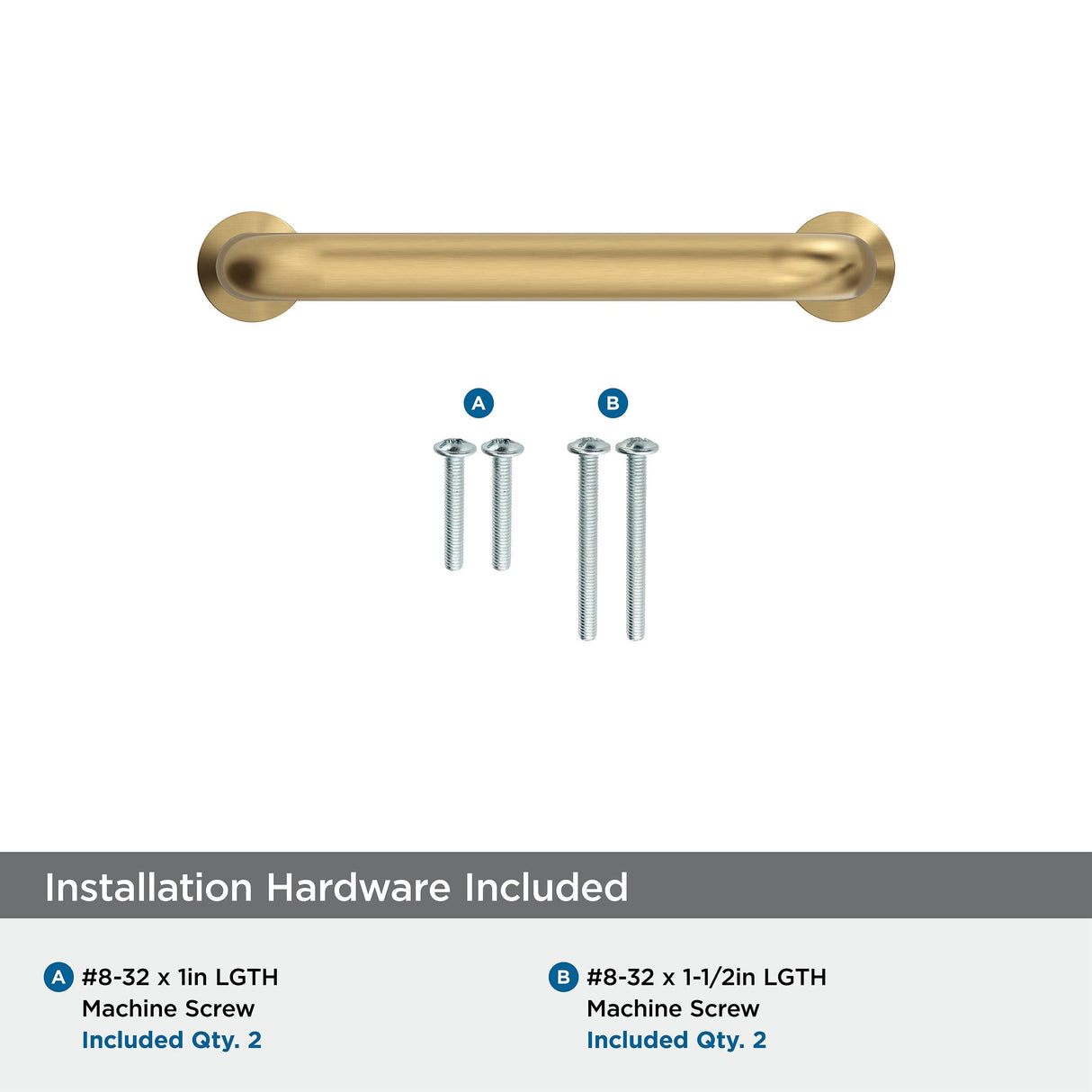 Amerock BP37380CZ Champagne Bronze Cabinet Pull 3 in (76 mm) Center-to-Center Cabinet Handle Factor Drawer Pull Kitchen Cabinet Handle Furniture Hardware