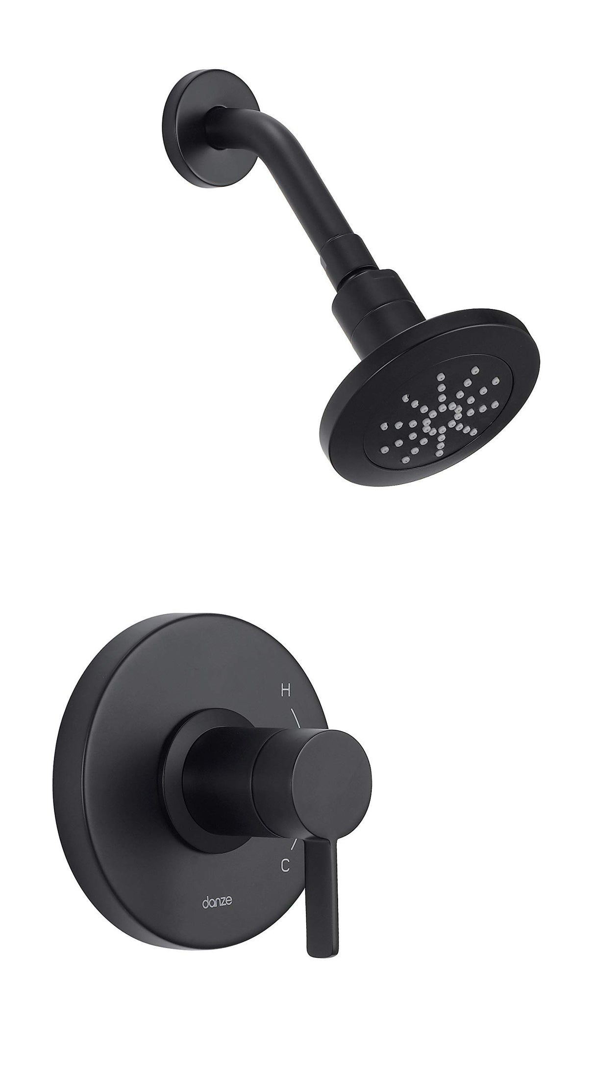 Gerber D512530BSTC Satin Black Amalfi Shower-only Trim Kit, 2.0GPM