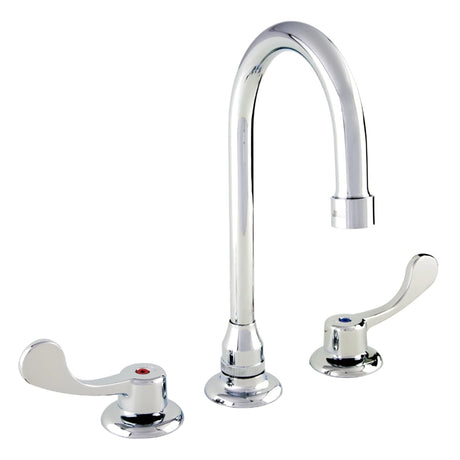 Gerber GC04410561 Chrome Commercial Two Handle Widespread Lavatory Faucet W/ Wrist BL...