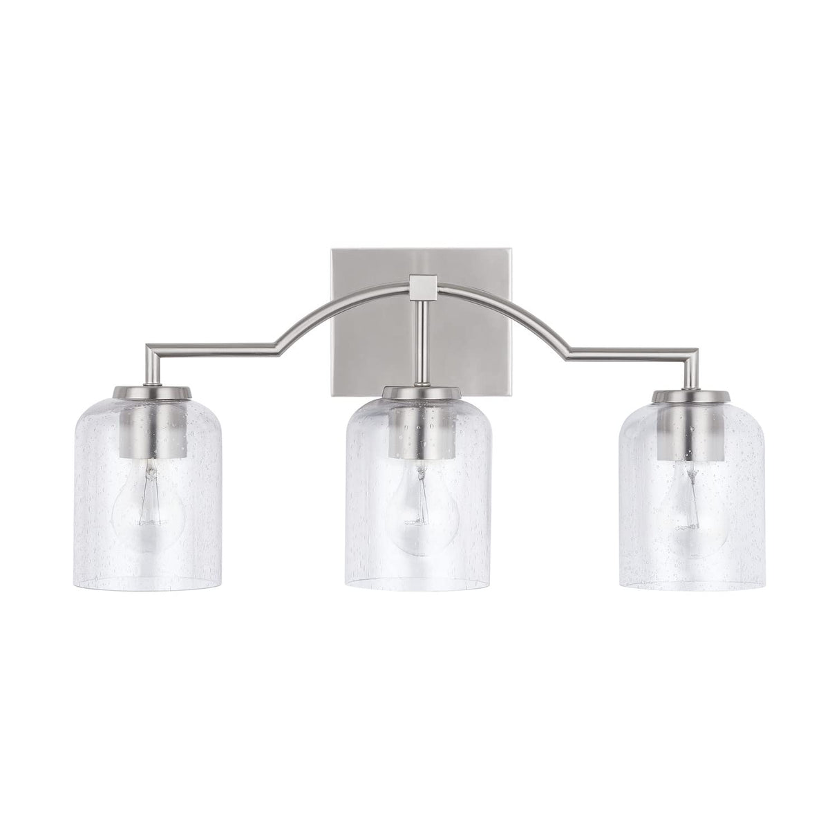 Capital Lighting 139331BN-500 Carter 3 Light Vanity Brushed Nickel