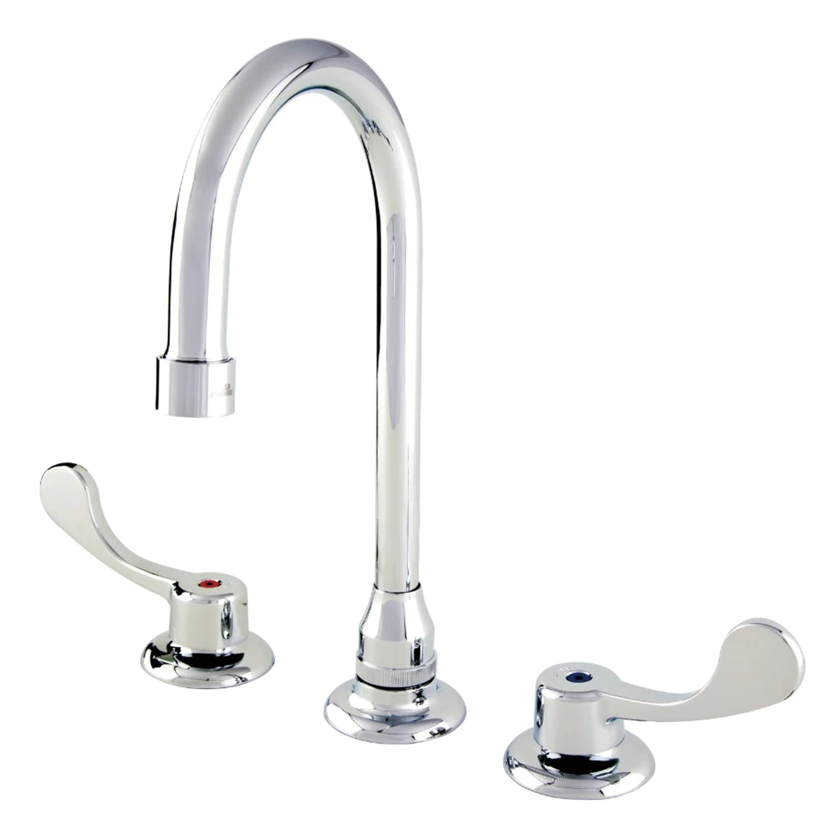 Gerber GC04410561 Chrome Commercial Two Handle Widespread Lavatory Faucet W/ Wrist BL...