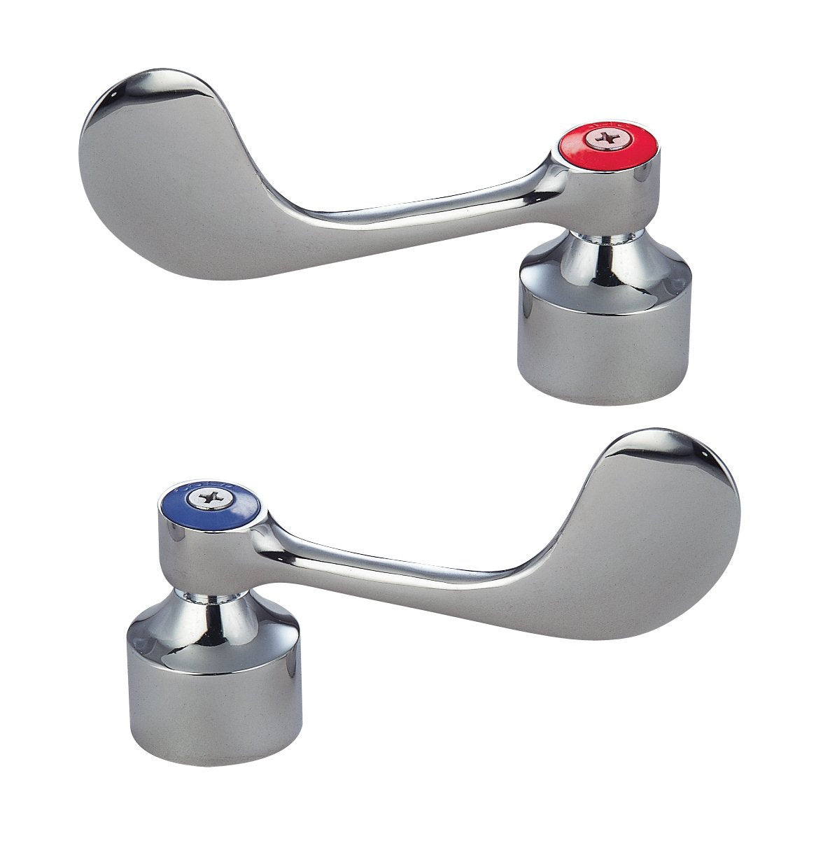 John Boos PB-WR Stainless Steel Wrist Blade, for Heavy Duty Faucet (Case of 1 Pair)