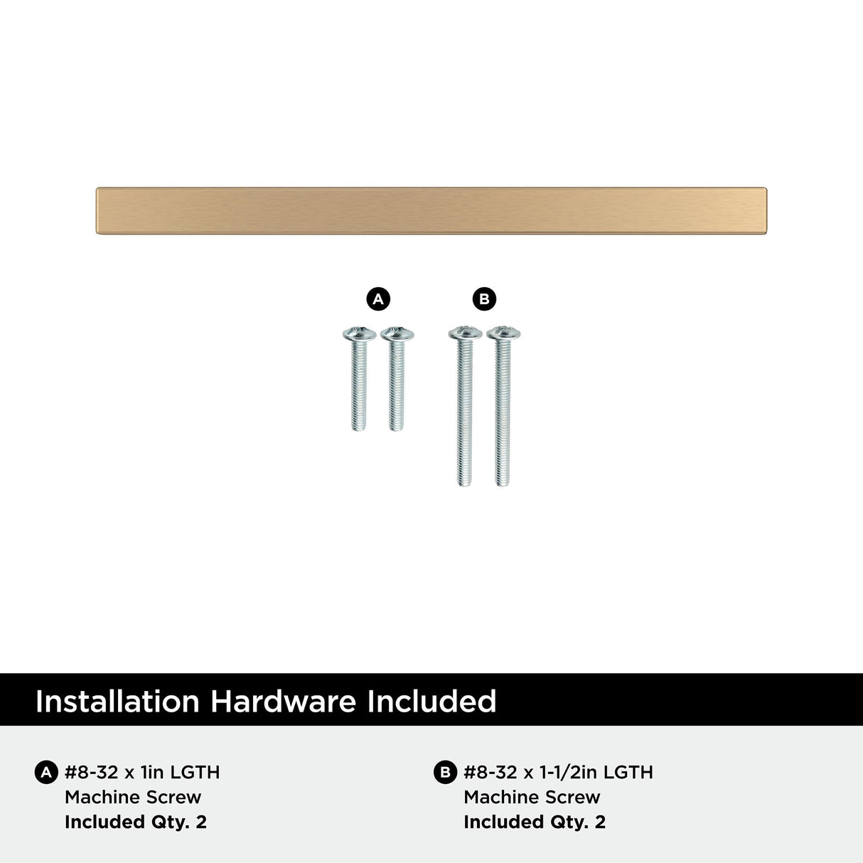 Amerock BP26203CZ Champagne Bronze Cabinet Pull 3-3/4 inch (96mm) Center-to-Center Cabinet Hardware Cyprus Furniture Hardware Drawer Pull