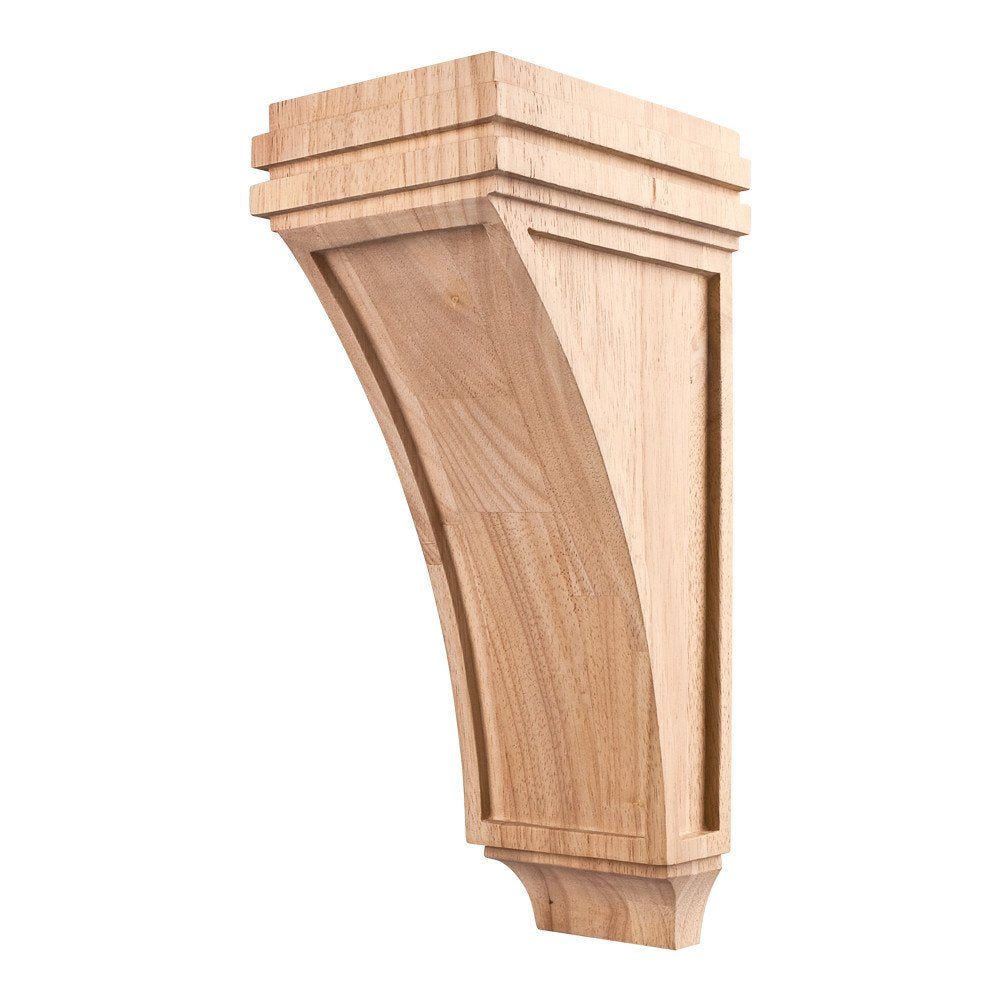 Hardware Resources COR22-2RW 5" W x 7" D x 14" H Rubberwood Mission Corbel