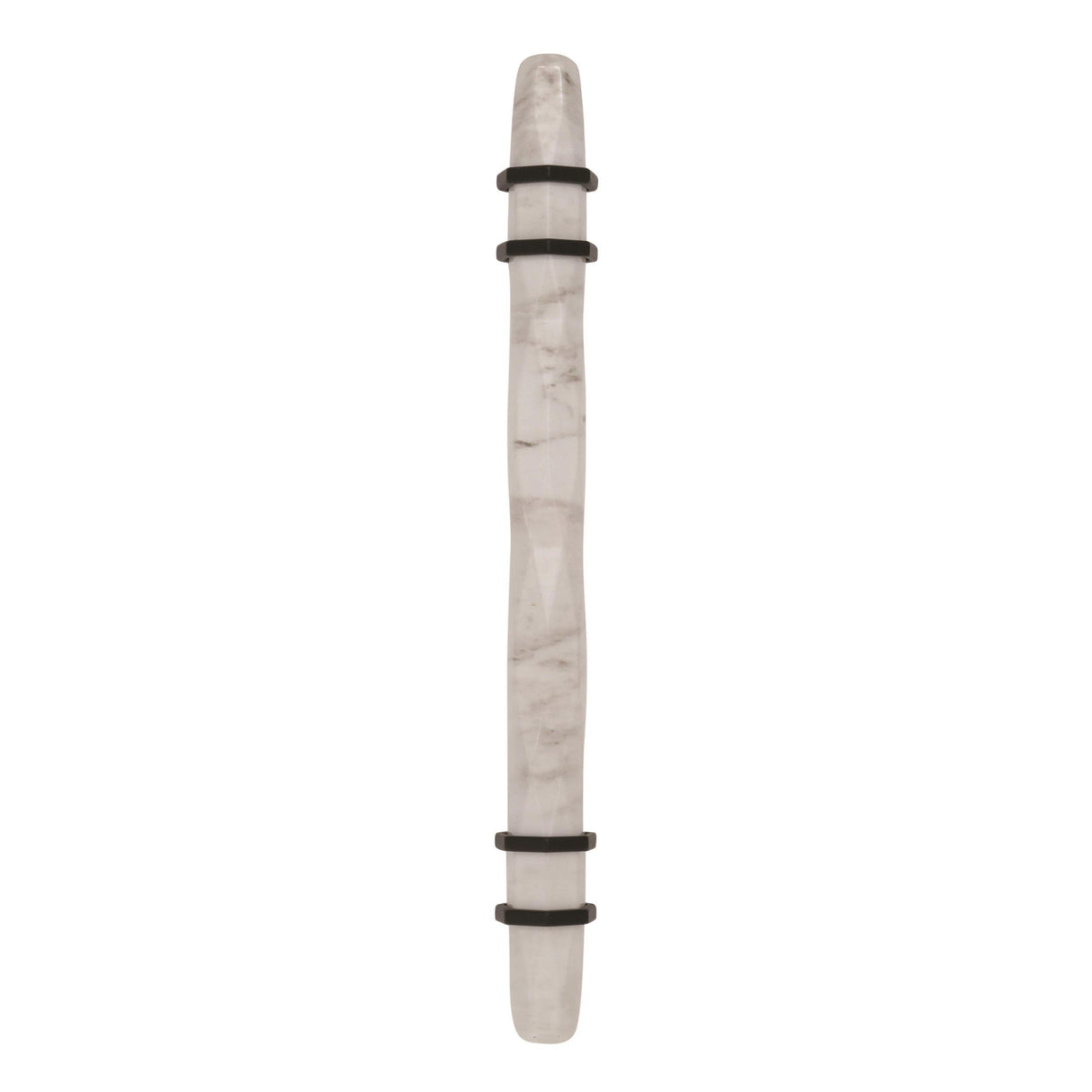 Amerock Cabinet Pull Marble White/Black Bronze 5-1/16 inch (128 mm) Center to Center Carrione 1 Pack Drawer Pull Drawer Handle Cabinet Hardware