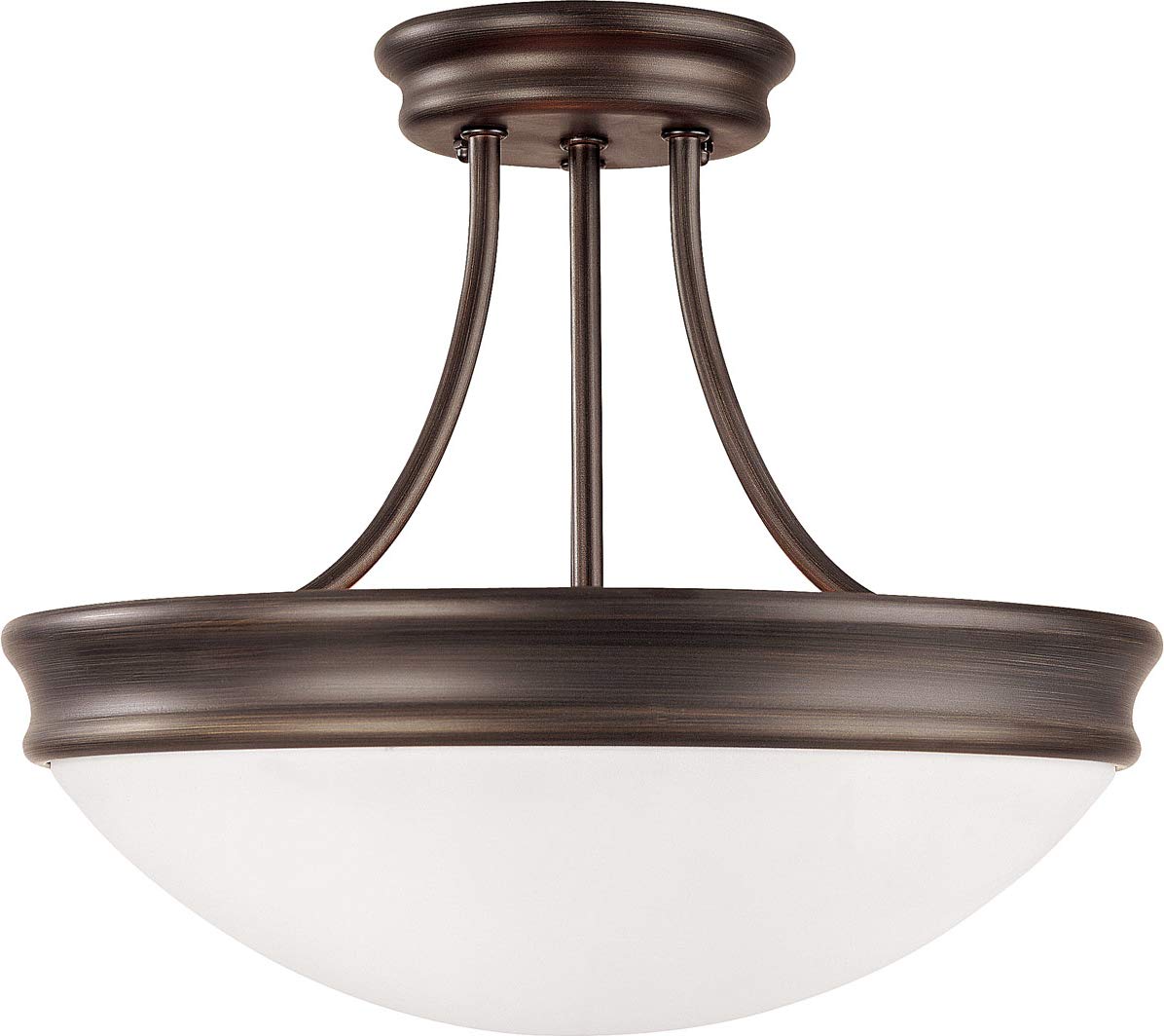 Capital Lighting 2037OR Hansen 3 Light Semi-Flush Oil Rubbed Bronze