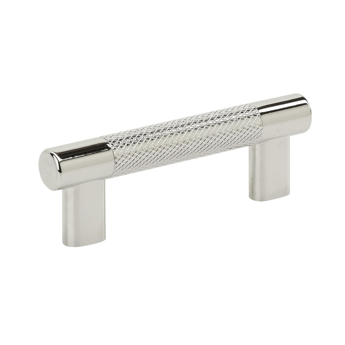 Amerock BP36557PN Kitchen Cabinet Pull Polished Nickel 3 in & -3/4 in (76 mm & 96 mm) Center-to-Center Bronx 1 Pack Furniture Hardware Cabinet Handle Bathroom Drawer Pull