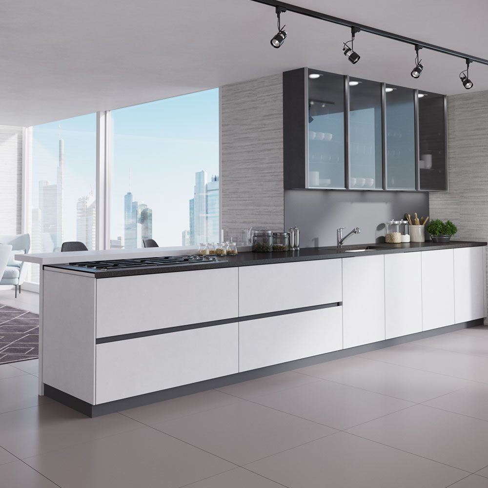 R3-1002-IVR-ST-CGF Ivory Equal Double Bowl Quartz Kitchen Sink with Two Grids and Matching Colored Strainer and Flange