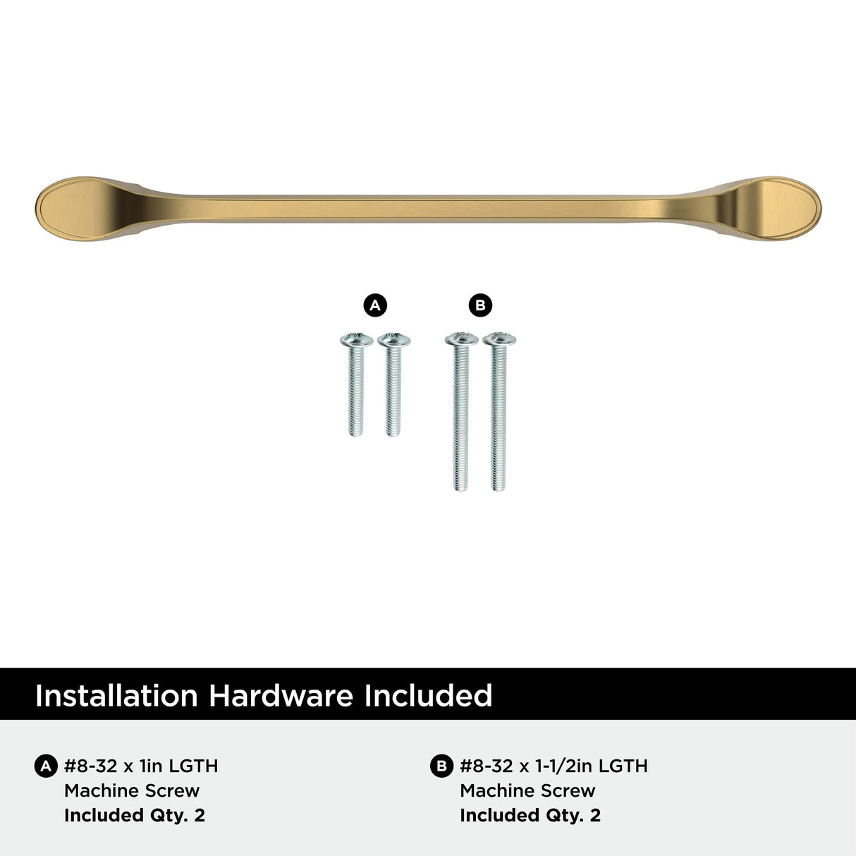 Amerock BP21938CZ Champagne Bronze Cabinet Pull 6-5/16 inch (160mm) Center-to-Center Cabinet Hardware Ravino Furniture Hardware Drawer Pull